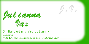 julianna vas business card